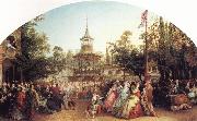 Phoebus Levin The Dancing Platform at Cremorne Gardens oil painting reproduction